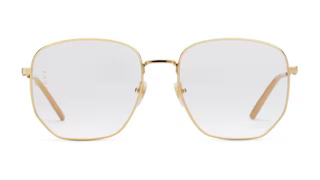Gucci Rectangular-frame metal glasses | Gucci (US)