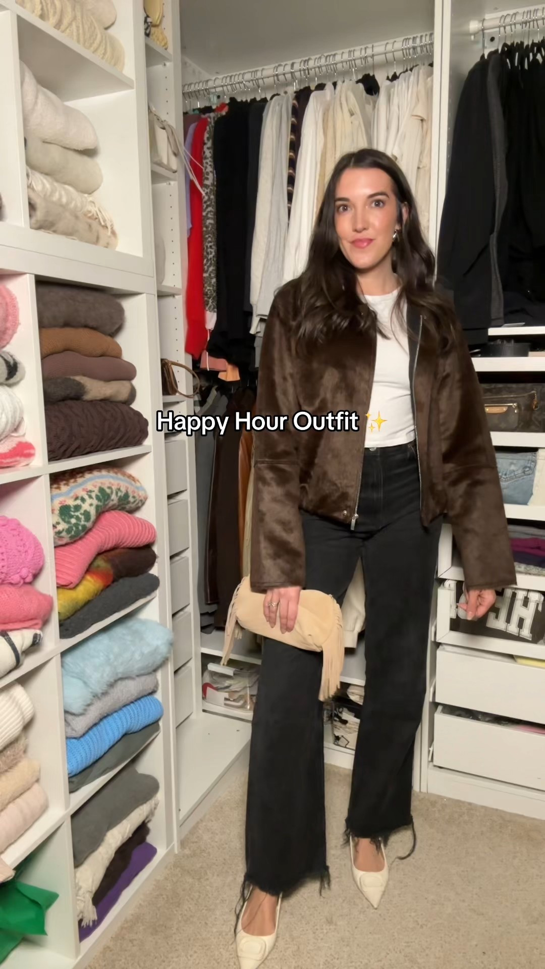 Outfit for drinks with a gf! 🍸wearing a size small in the jacket- my newest obsession!

#LTKgrwm #LTKootd #LTKSaleAlert