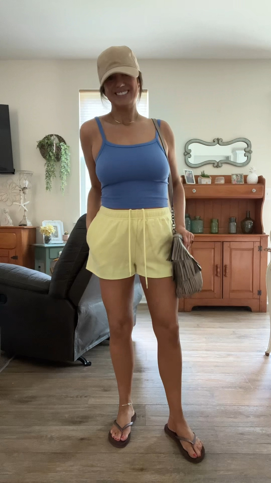 Comfy summer outfit from Walmart 💛💙 

Top: medium 
Shorts: medium

#LTKootd #LTKgrwm #LTKSaleAlert