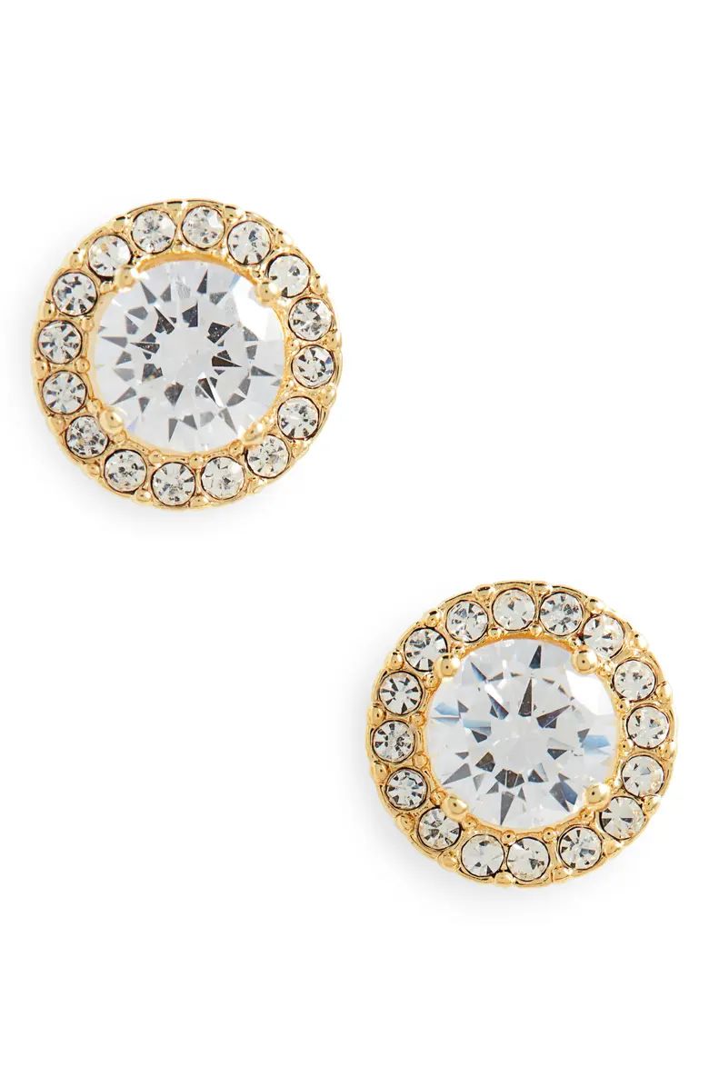 Halo Cubic Zirconia Stud Earrings | Nordstrom