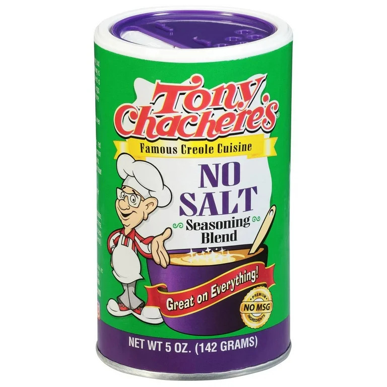 Tony Chachere’s No Salt Seasoning Blend, 5 oz - Heart-Healthy Seasoning, Full Flavor No Salt, L... | Walmart (US)