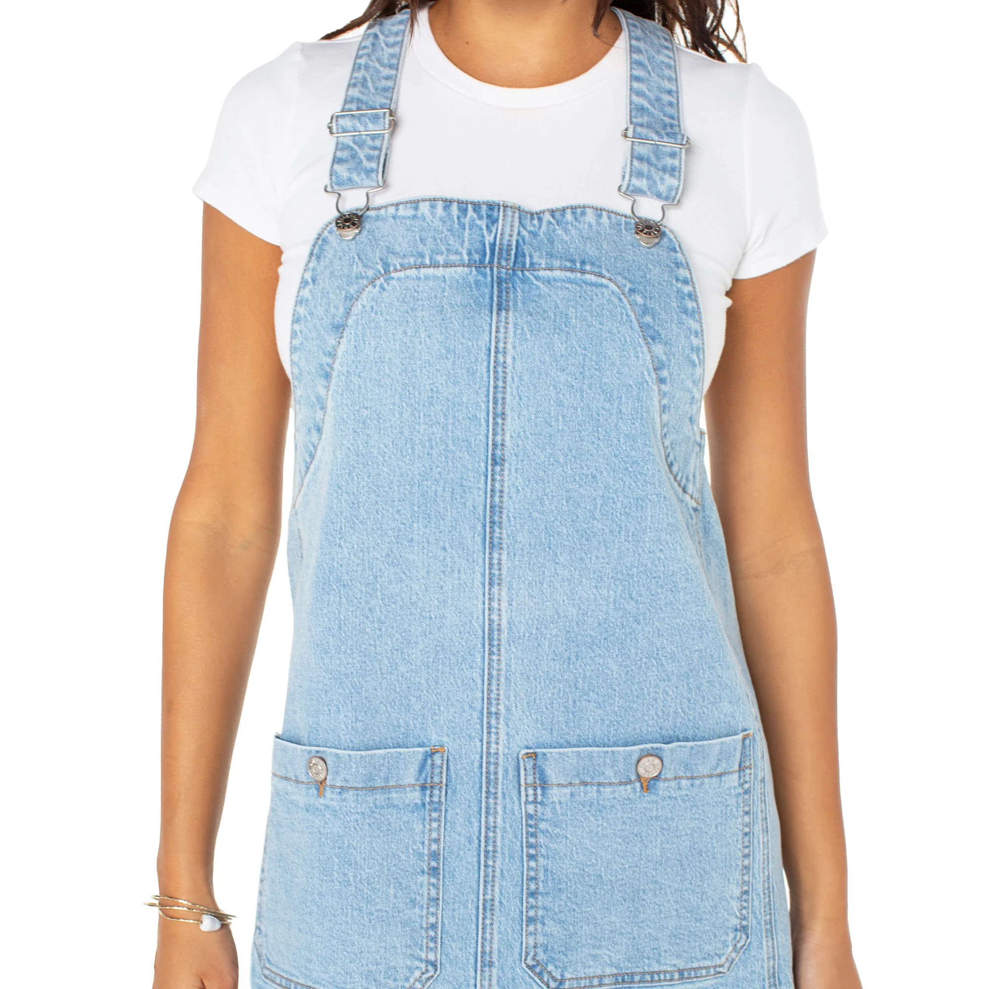 Celebrity Pink Juniors Pinafore Dress - Walmart.com | Walmart (US)