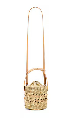 BTB Los Angeles Bowan Bucket Bag in Natural & Tan from Revolve.com | Revolve Clothing (Global)