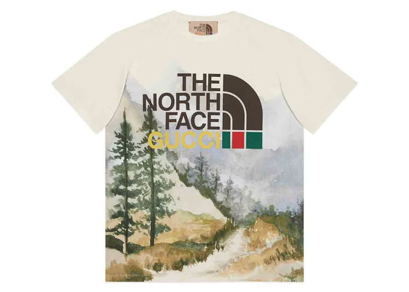 Gucci x The North Face T-shirt Trail Print | StockX