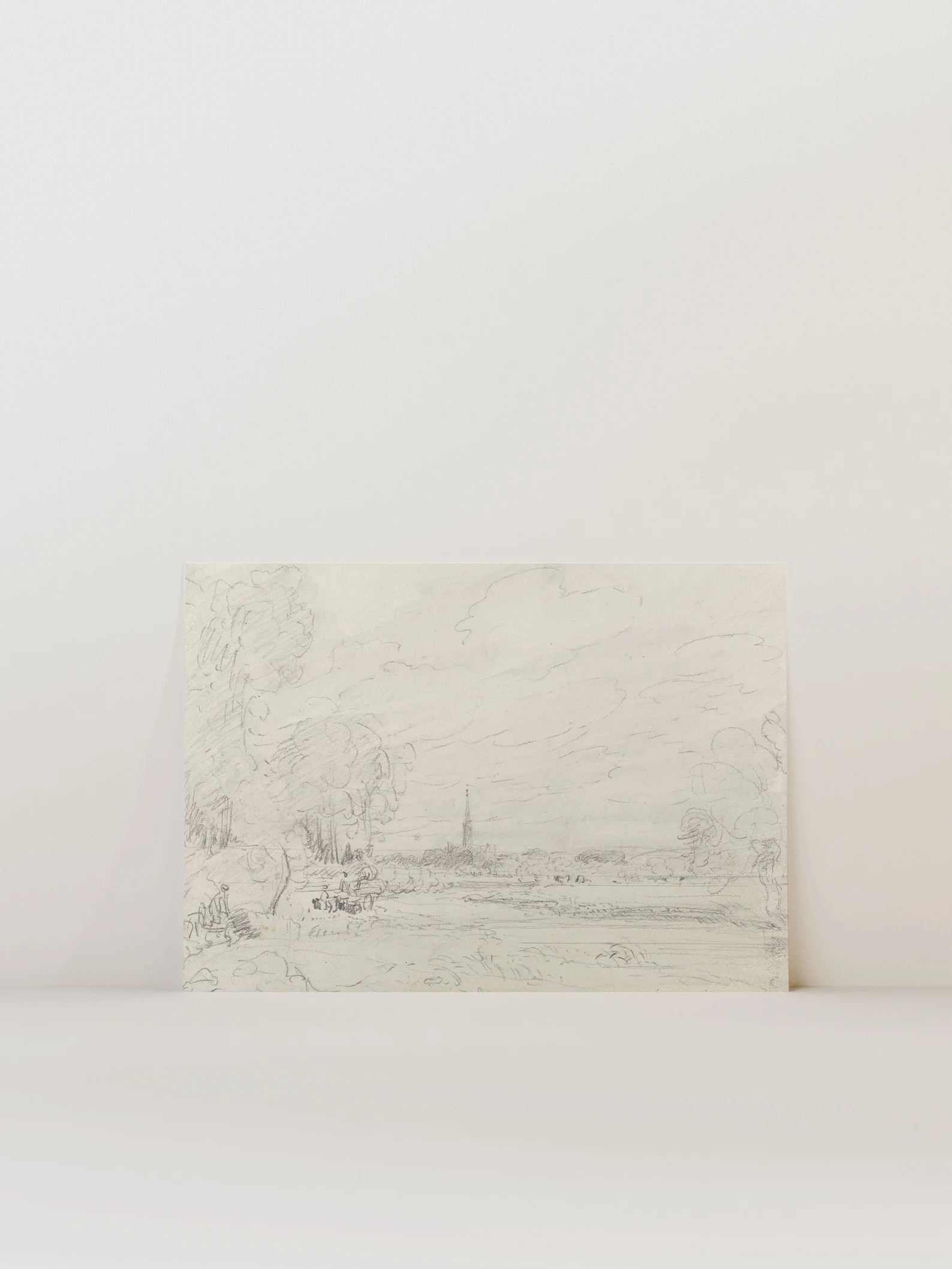 Promenade Drawing III. Antique Landscape Drawing. Black and White Print. Physical Art Printed | Etsy (US)