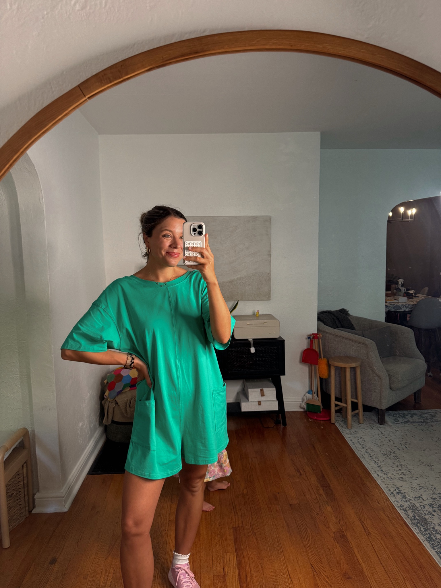 Wearing a M in this Amazon romper 

#LTKSeasonal