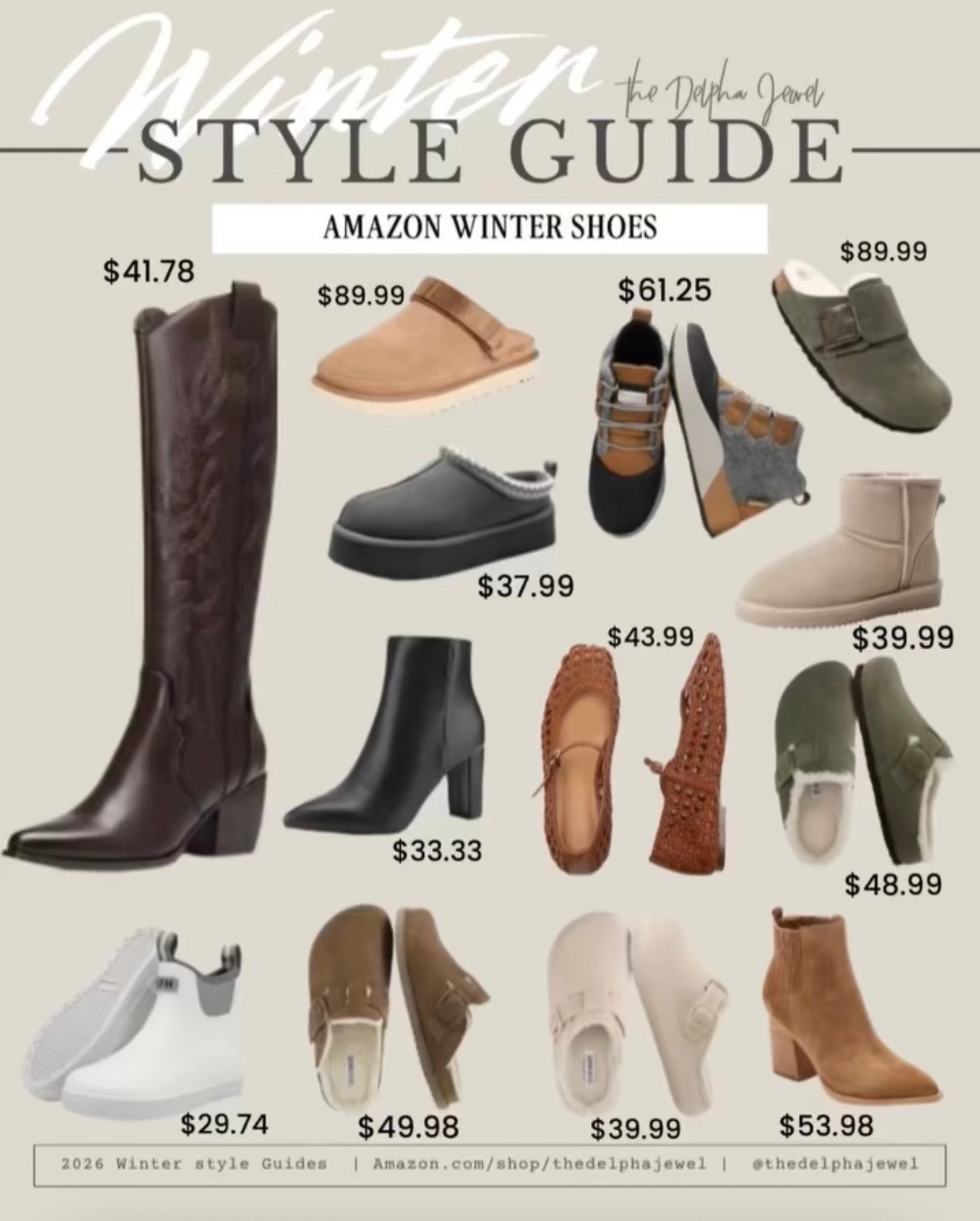 🚨So many of my favorite Amazon winter shoes are on sale! 

fur lined slippers, cowboy boots, mary janes, ugg clogs, deck boots, ankle mini boots, chunky heel boots, waterproof snow boots, leather clogs

#LTKFindsUnder100 #LTKSaleAlert
