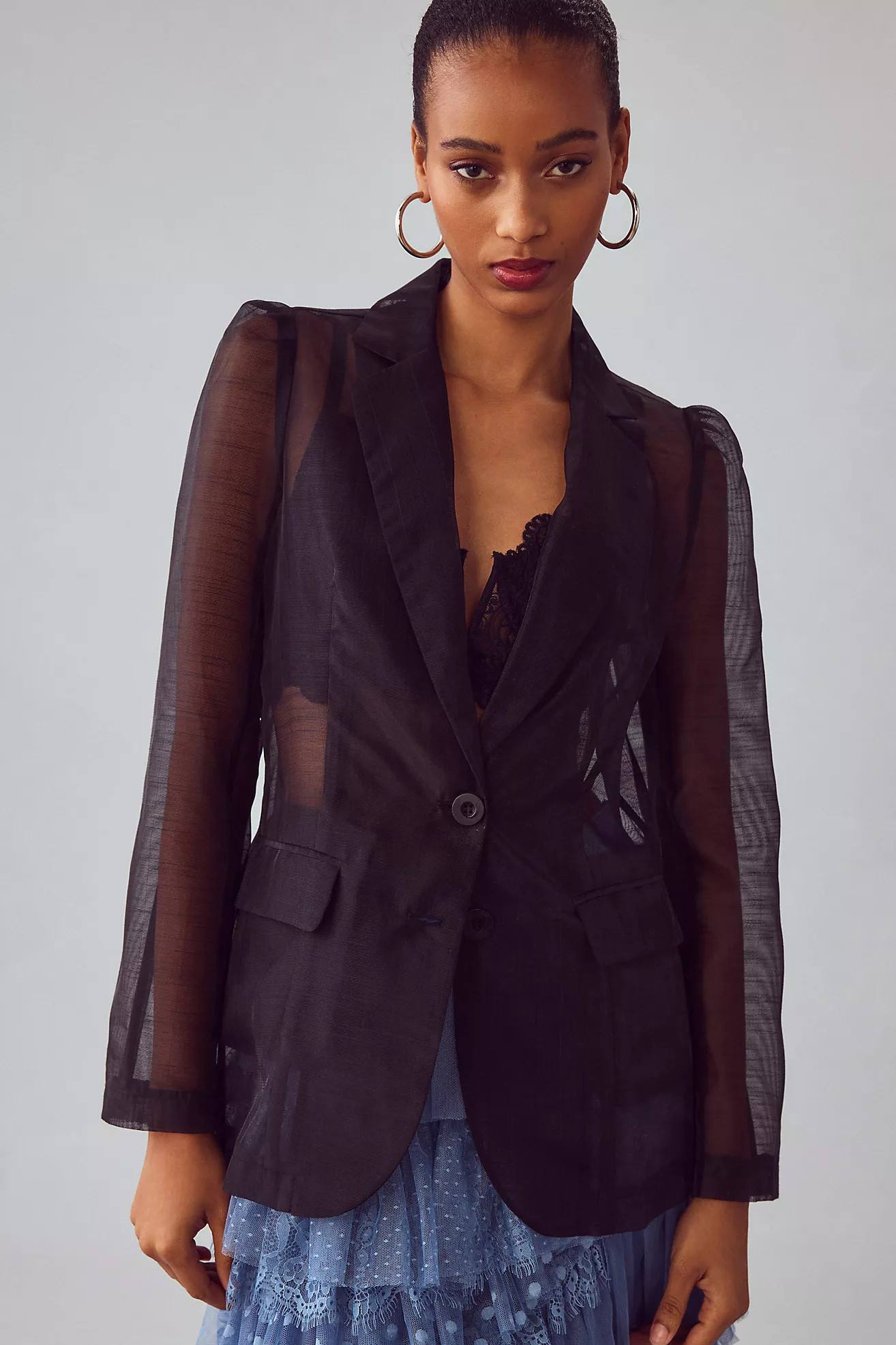 DOLAN Sheer Blazer | Anthropologie (US)