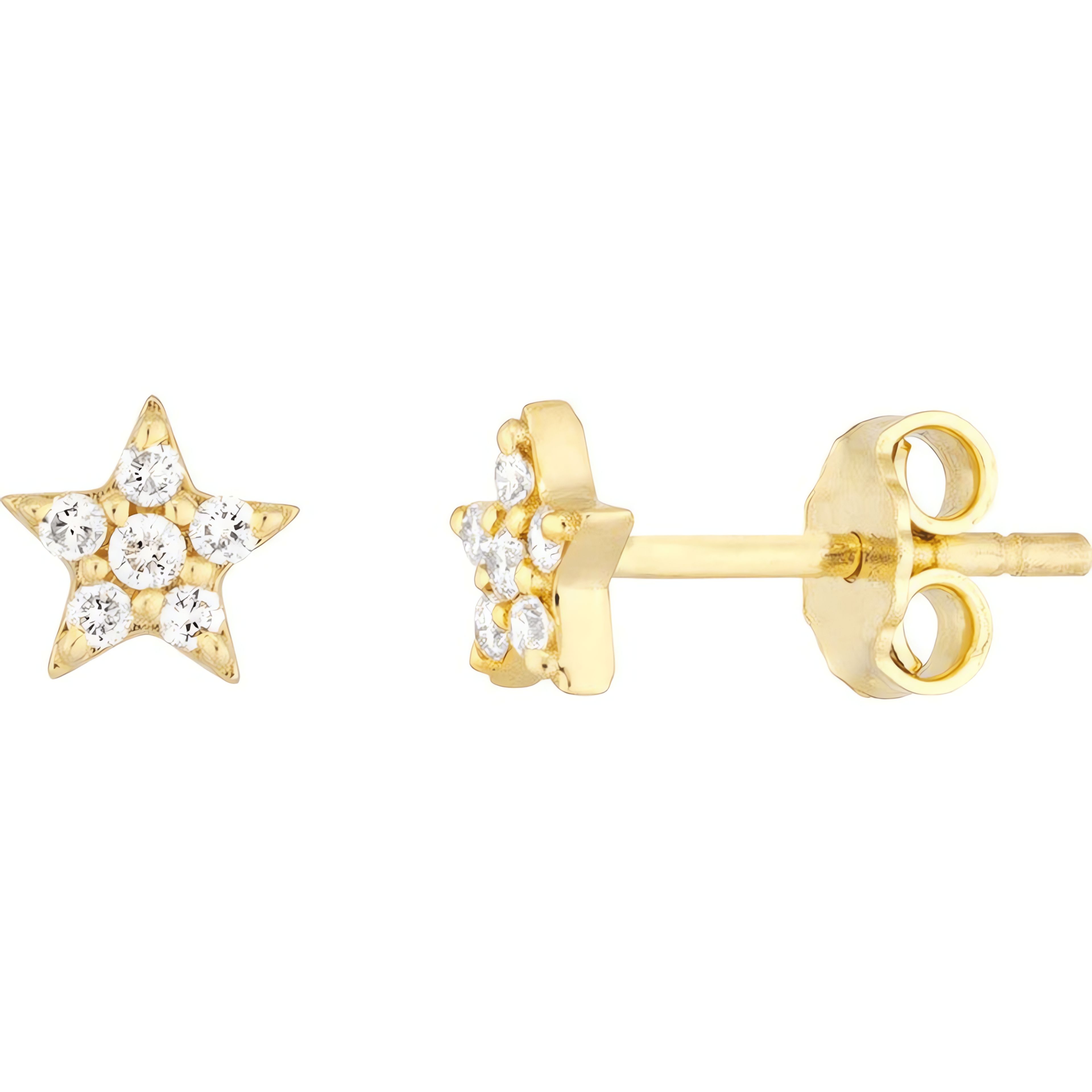 Diamond Star Stud Earrings | Ritani