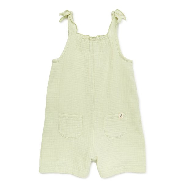 easy-peasy Toddler Girl Bow Top Sleeveless Romper, Sizes 12M-5T | Walmart (US)