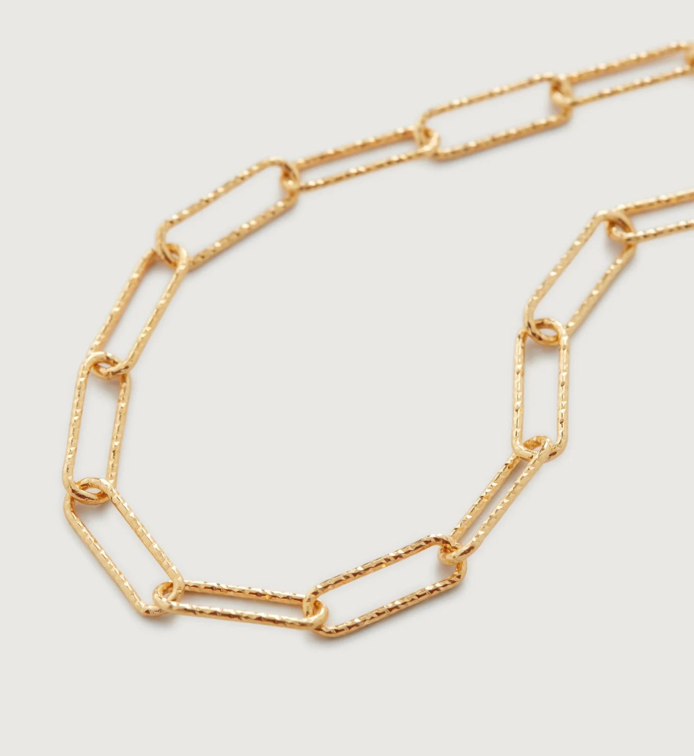 Alta Textured Chain Bracelet | Monica Vinader (Global)