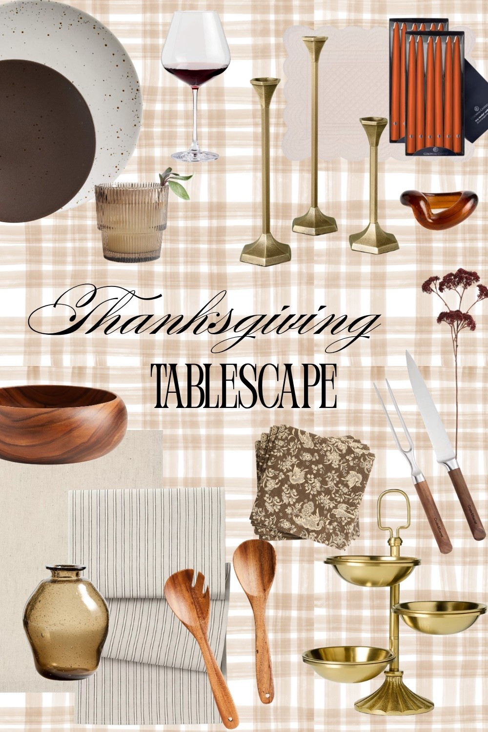 Minimal meets Thanksgiving! A perfect tablescape for those that like subtle holiday decor.

#LTKSeasonal #LTKHoliday #LTKHome