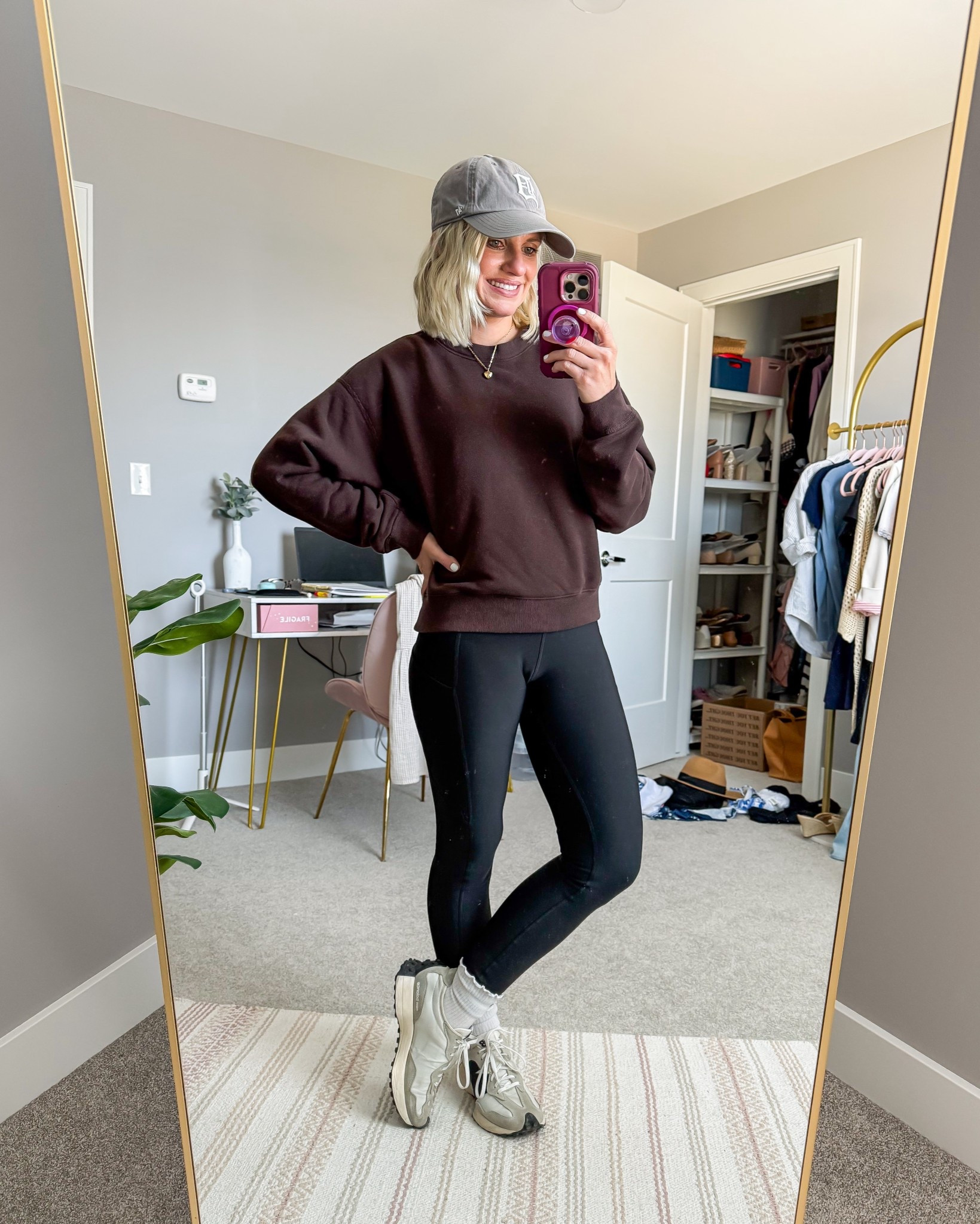 What I wore to my son’s baseball practice. Comfy sports mom outfit! 
Sweatshirt- small
Leggings- xs


#LTKSeasonal #LTKootd #LTKPetite