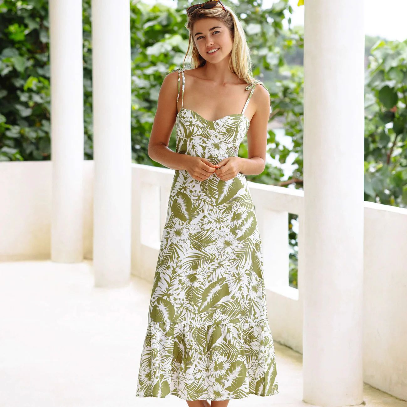 The Bali - Sweetheart Silk Dress | Kenny Flowers