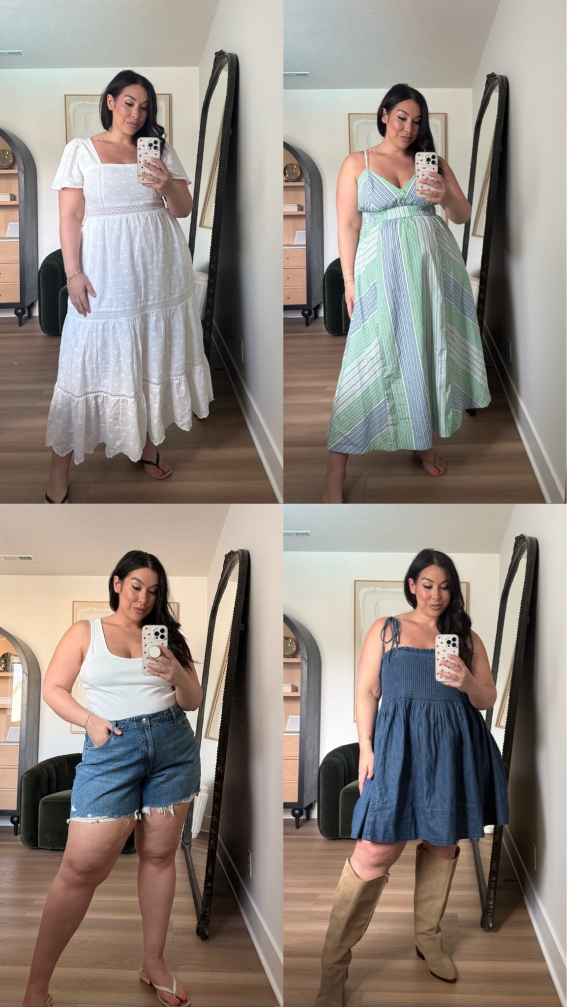 your favorite outfits from last week! -
-
-
Soft dresses, summer outfits, summer dresses, plus size fashion, date night outfits