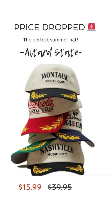 WE LOVE A SALE!!🤩 you guys these hats are so good!!! Run’n 

#LTKBeauty #LTKStyleTip #LTKSaleAlert