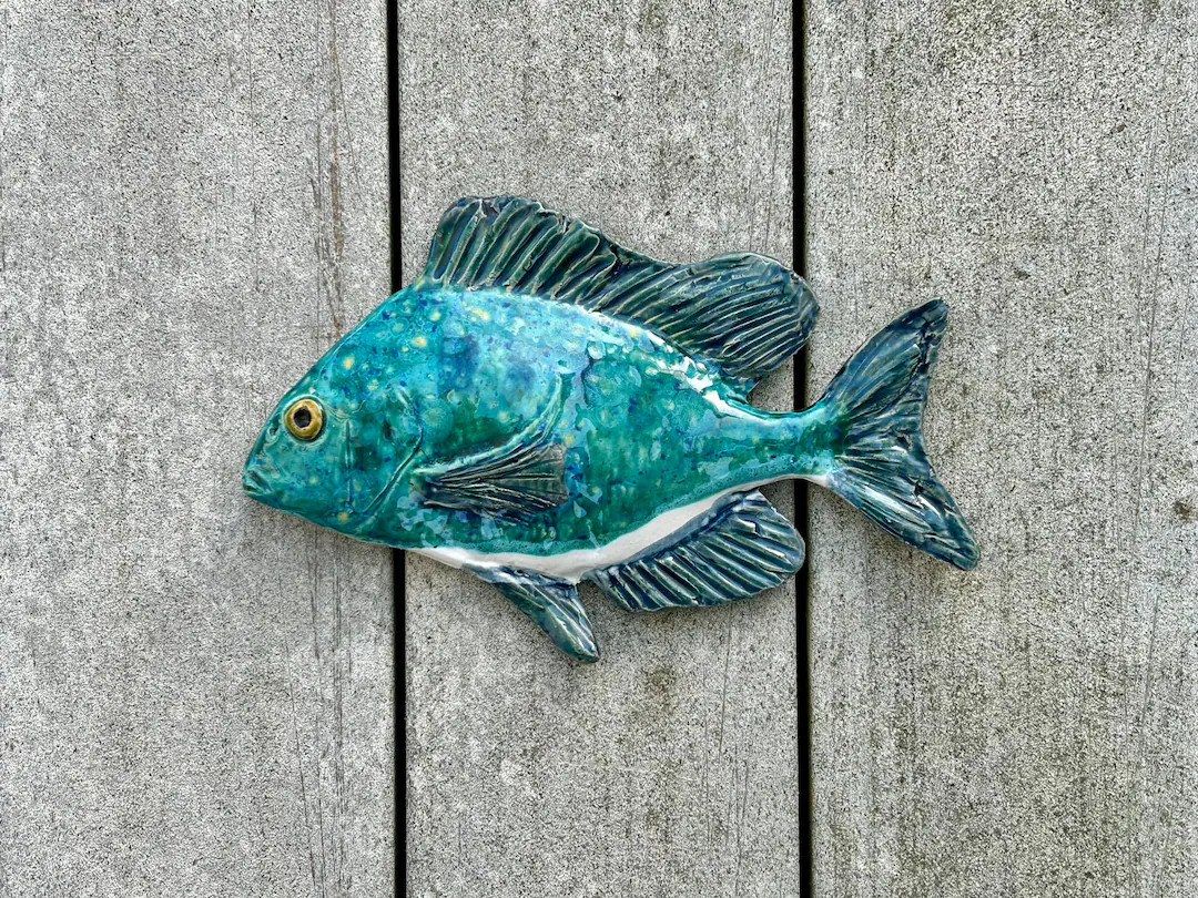 Ceramic Fish, Scup - Etsy | Etsy (US)