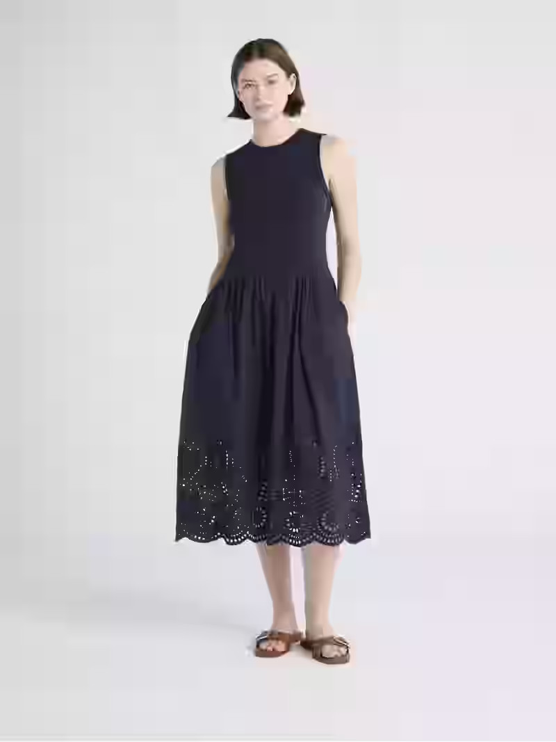 Free Assembly Women's and Women's Plus Sleeveless Mixy Midi Dress, Sizes XS-4X | Walmart (US)