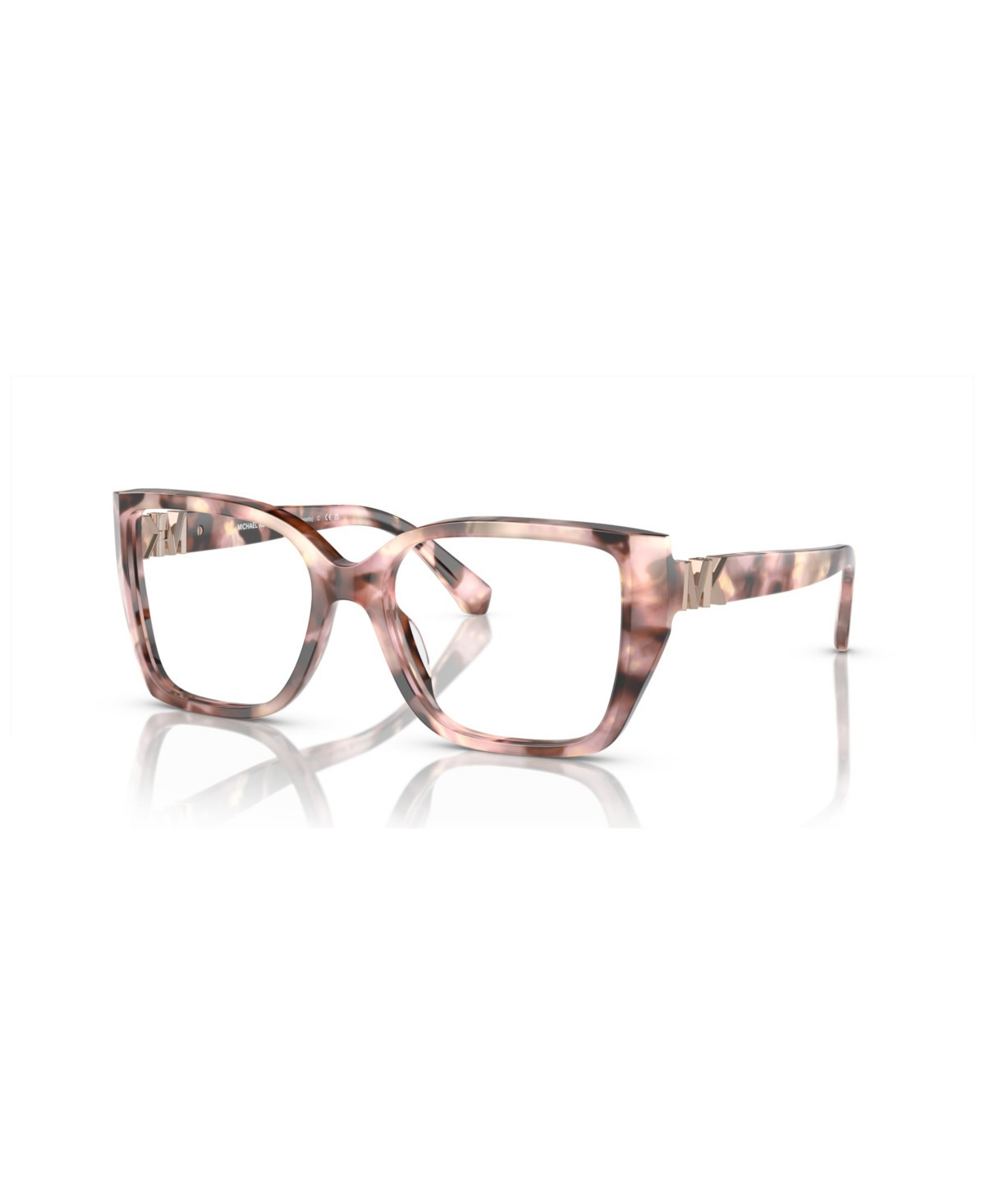 Michael Kors Women's Castello Eyeglasses, MK4115U - Pink Pearlized Tortoise | Macy's