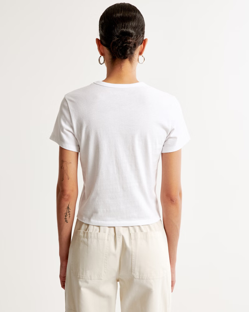 Short-Sleeve Martini Graphic Skimming Tee | Abercrombie & Fitch (US)