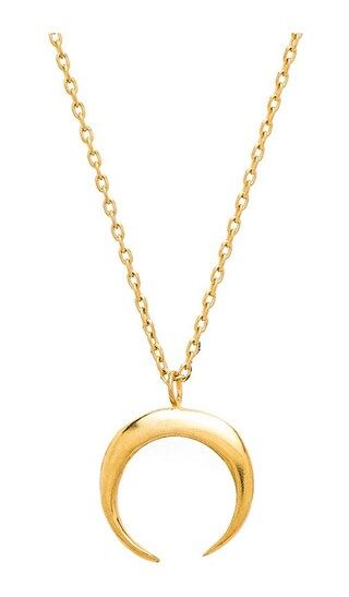 TORCHLIGHT Crescent Necklace in Gold | Revolve Clothing