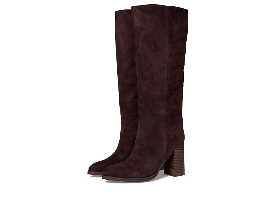 DV by Dolce Vita Bardonny Women's Boots Dark Brown Faux Suede : 9.5 M, Synthetic | Zappos