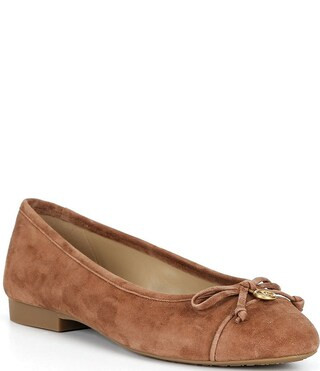 Michael Kors Piper Flex Suede Ballet Flats -  7 | Dillard's