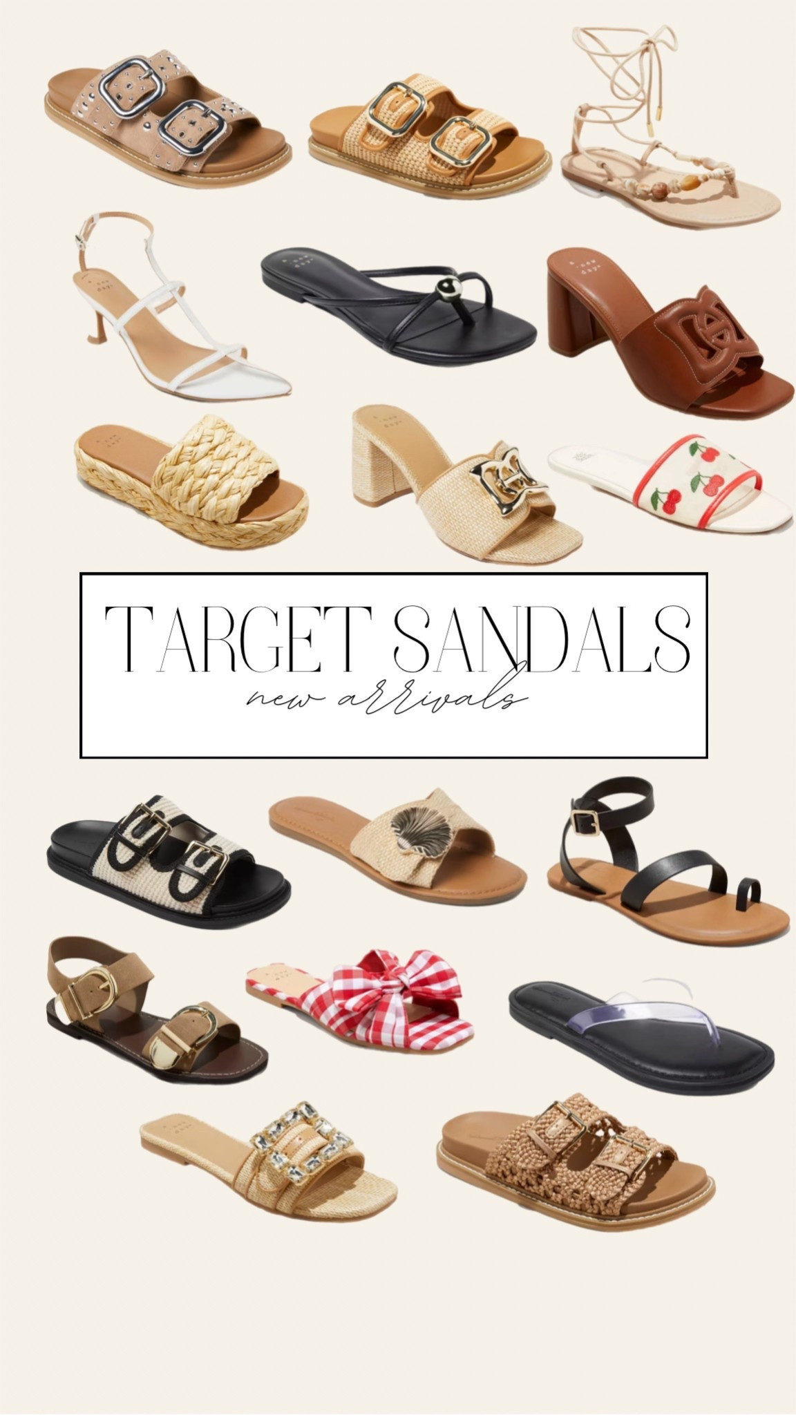 Target Sandals | New Arrivals 

#LTKSeasonal #LTKFindsUnder50 #LTKShoeCrush