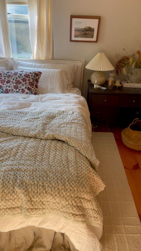 New rug! So cozy and SUCH A GOOD PRICE for a wool rug  

Bedroom design, area rug, Joss & Main, Shoppe Amber Interiors, bedding, quilt, linen, Anthropologie, Amber Lewis. 

#LTKhome #LTKstyletip