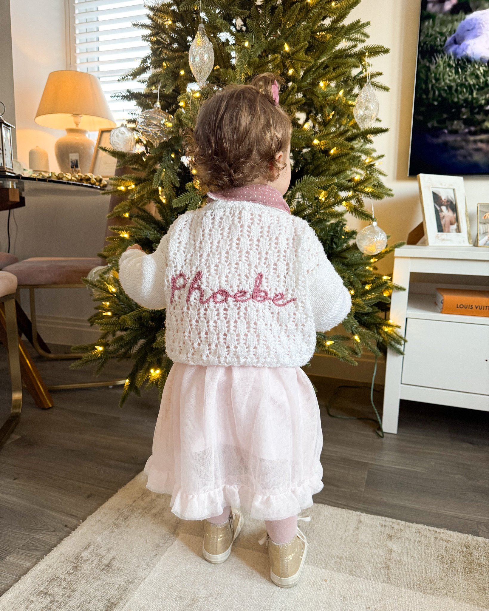 Baby ballet ready with her gorgeous personalised knitted cardigan, which would make the perfect Christmas present! 

Also totally obsessed with this pink frilly dress! So girly and cute ✨

#LTKkids #LTKpartywear #LTKbaby