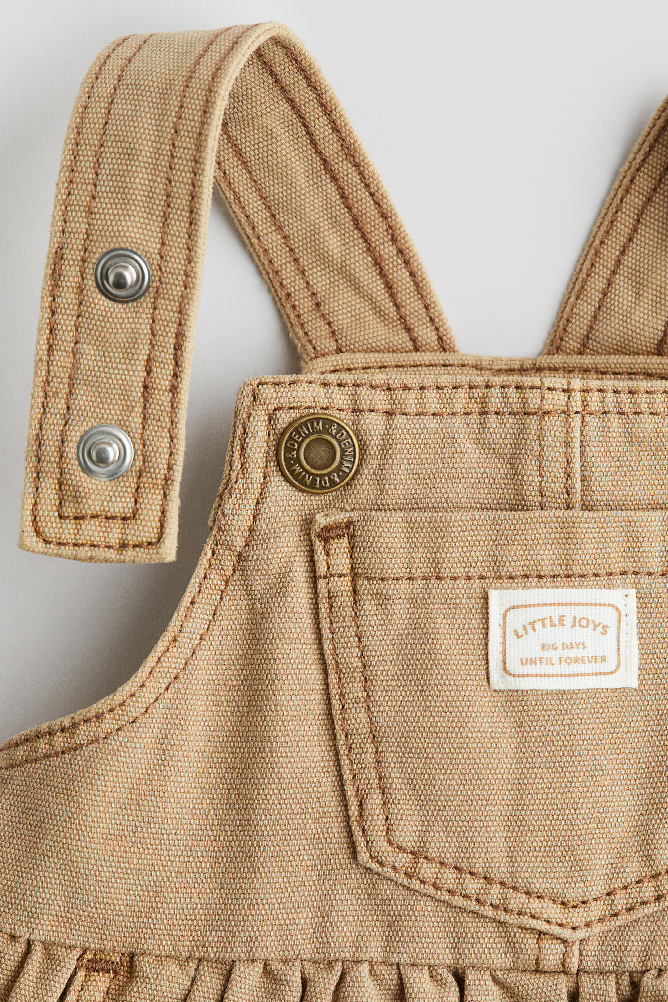 Cotton Twill Overall Dress | H&M (US + CA)