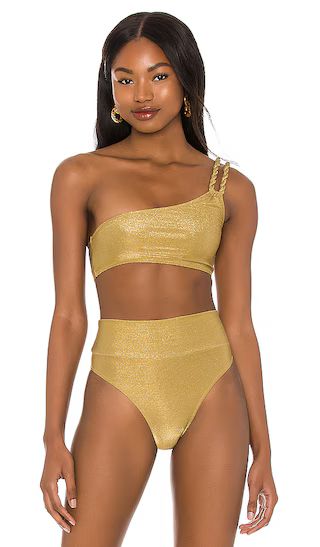 Oro One Shoulder Bikini Top | Revolve Clothing (Global)