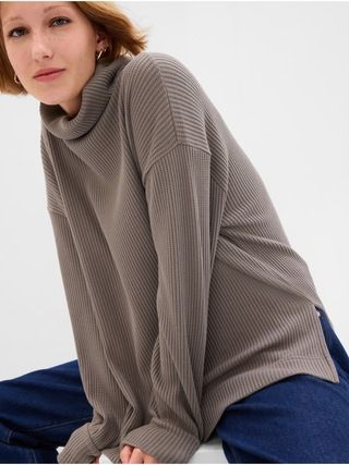 Waffle Oversized Chunky Turtleneck | Gap (US)