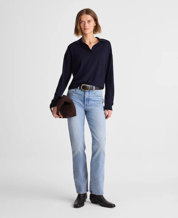 The Longline Straight Jean | Madewell