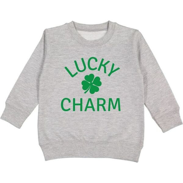 Lucky Charm L/S Sweatshirt, Gray | Maisonette