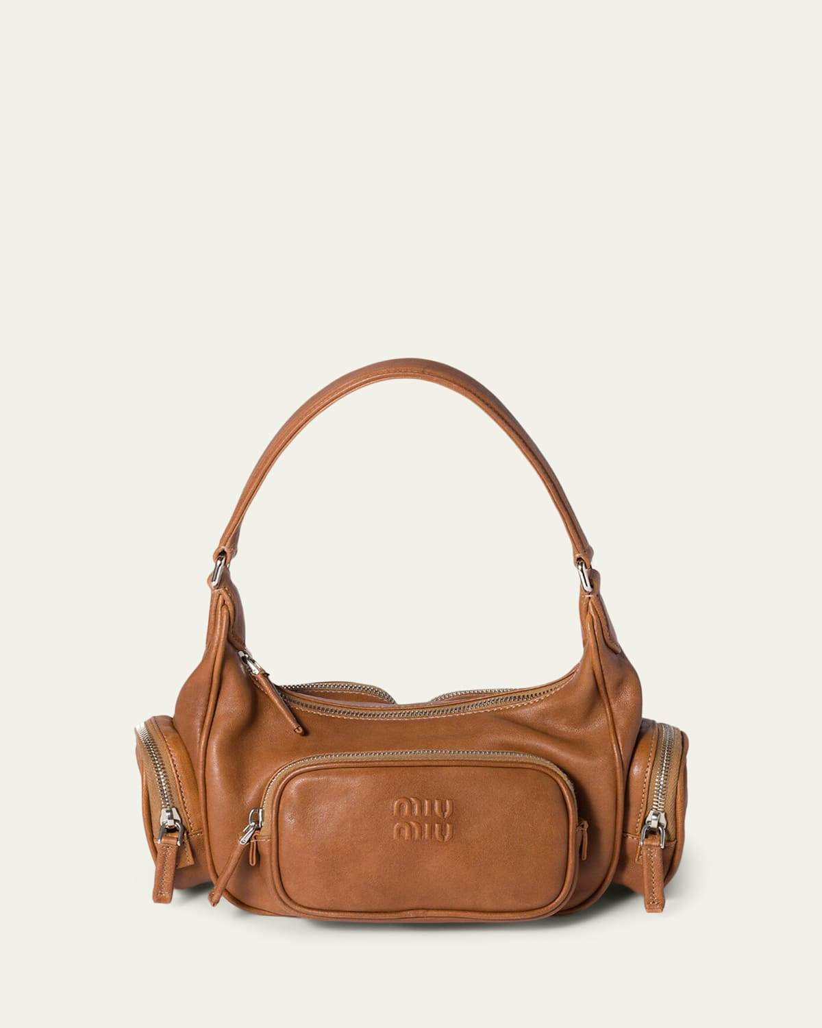 Pocket Nappa Leather Shoulder Bag | Bergdorf Goodman