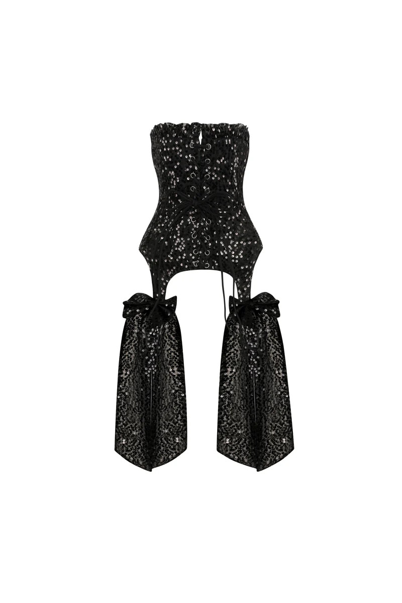 The Onyx A La Mode Corset | Selkie Collection