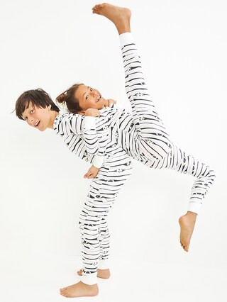 Matching Glow-In-The-Dark Mummy Gender-Neutral Snug-Fit One-Piece Pajamas For Kids | Old Navy (US)