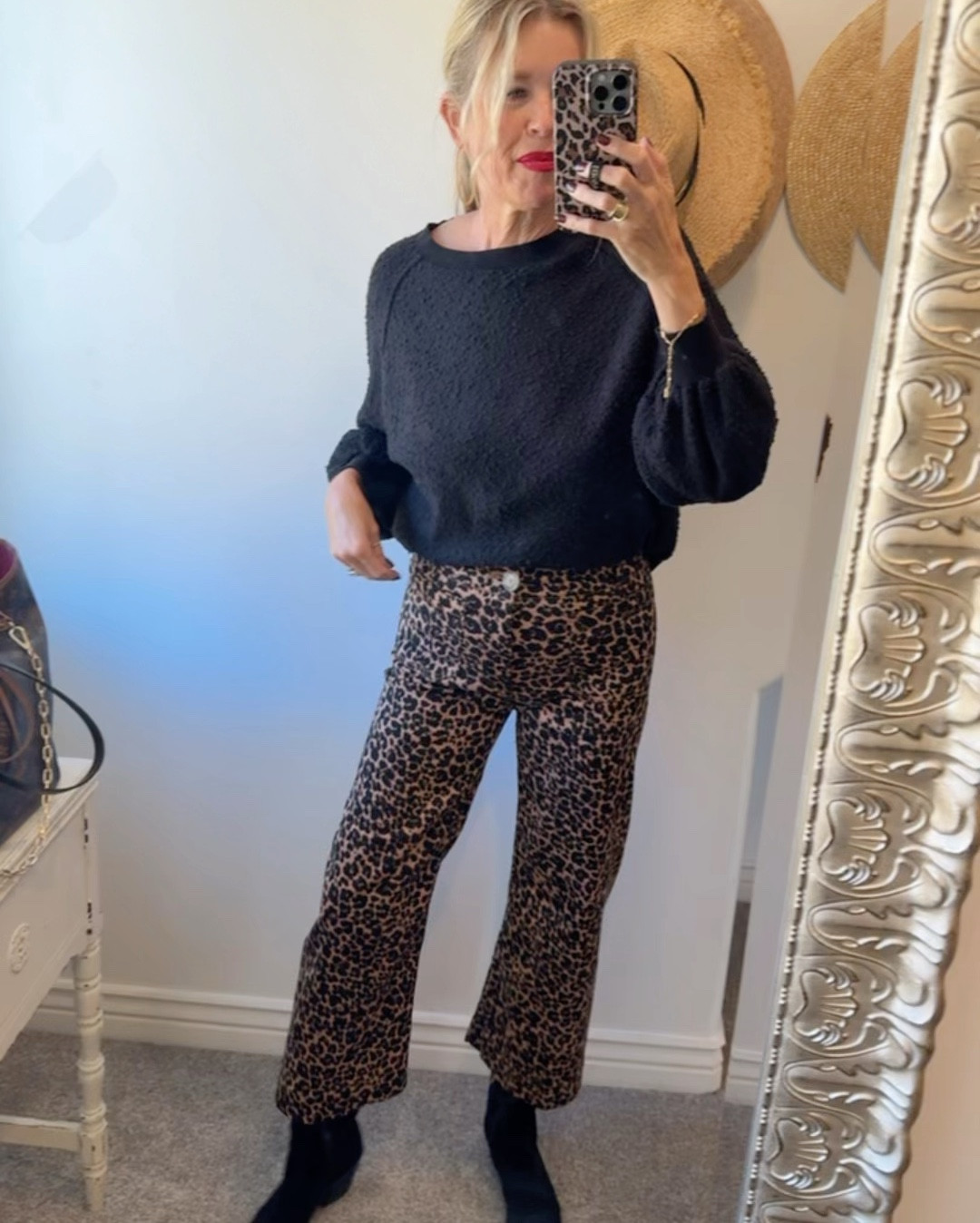 #ootd

Hurry and grab these best selling leopard collates before they’re gone
Fit tts and so good

The Best lip combo for the Holiday season if you want to try a bold lippy

Thrives lip crayon stain in Linda
Colleen Rothschild pillow tal big lip plumpgasm in medium deep hale fonce 

Earrings are from accessories concierge 

Black free people sweater I sized down

Amazon find belt in two pack so affordable 

Dolce vita cowboy boots 


#LTKStyleTip #LTKVideo