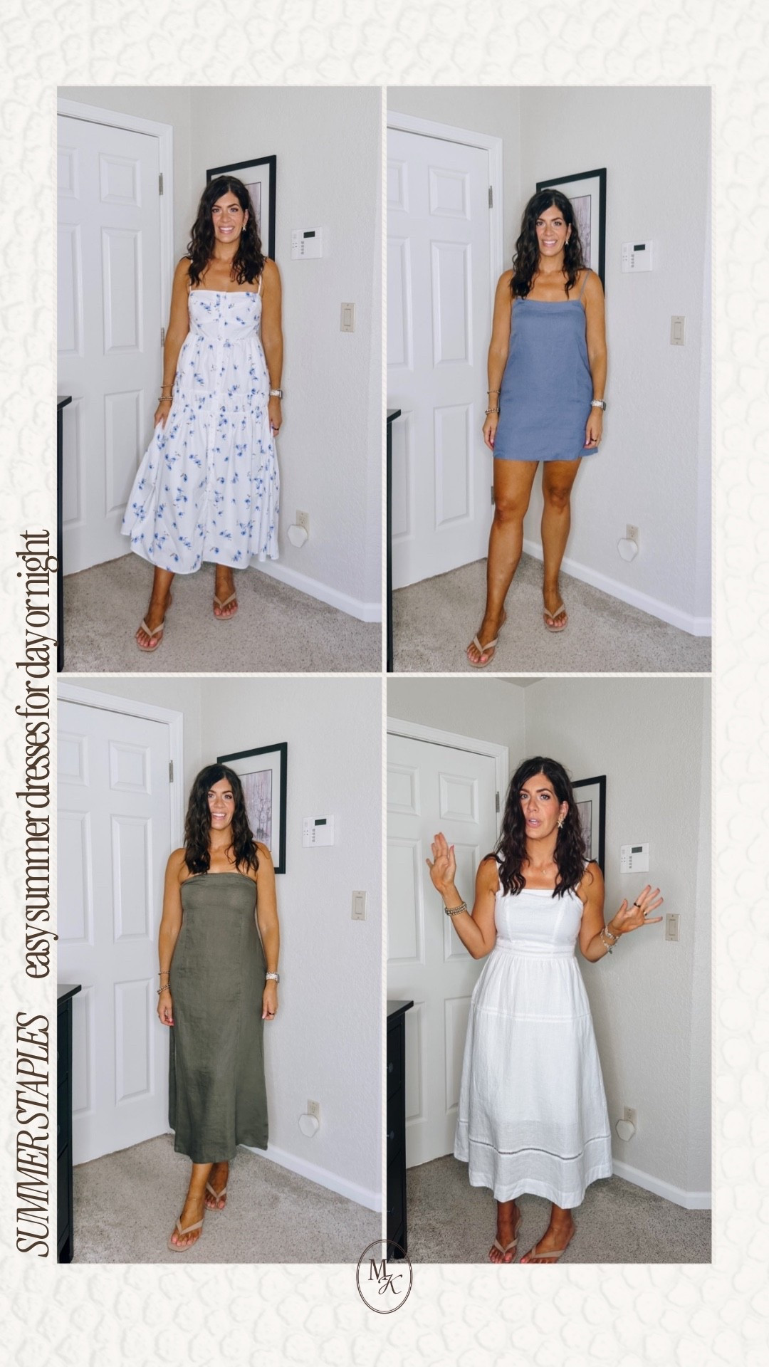 Summer dresses for day or night from @quince!  All of these are so easy to dress up or down for easy one and done dressing! In a medium in all
#quincepartner

#LTKOver40 #LTKMidsize #LTKTall