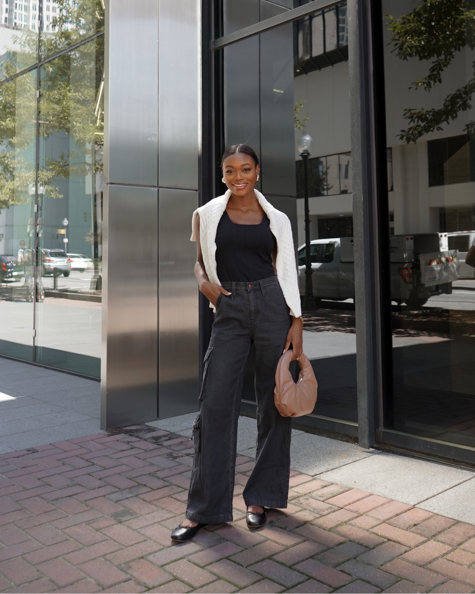 #ad These cargo pants are worth every penny! Loving this fall look from the Future Collective collection at @target! 🖤 @targetstyle #TargetPartner #Target


#LTKshoecrush #LTKfindsunder50 #LTKitbag