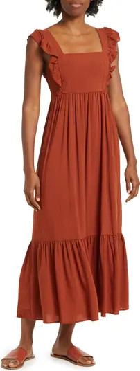 LOVE...ADY Flutter Sleeve Maxi Dress | Nordstromrack | Nordstrom Rack