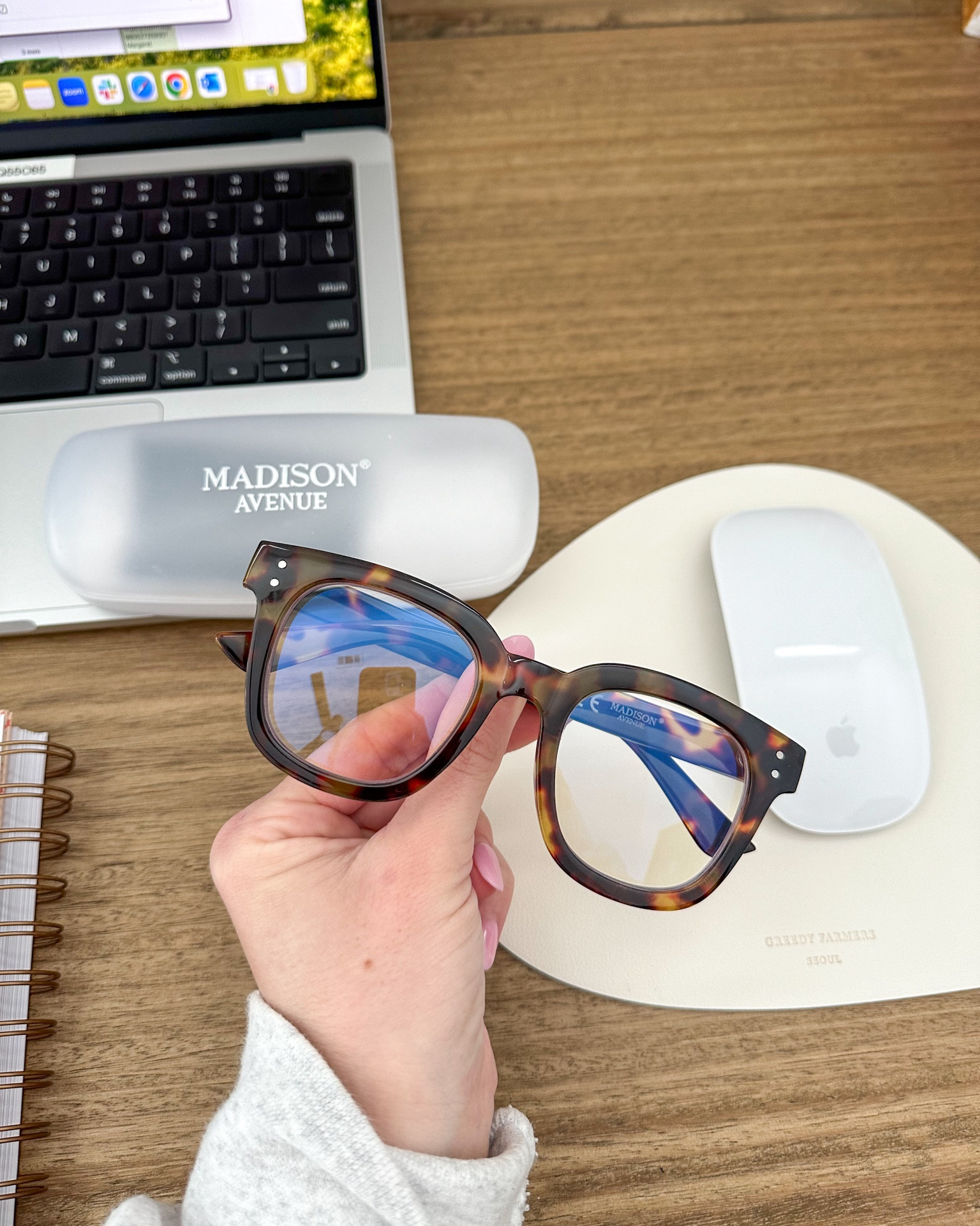 new blue light glasses & mouse pad from Amazon! the glasses are so cute & such good quality! 

work from home - office - blue light glasses - mouse pad - desk - home office 

#LTKstyletip #LTKhome #LTKworkwear