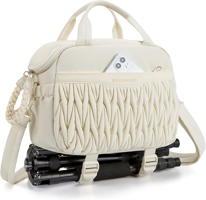 BAGSMART Camera Sling Bag, Portable Small Camera Bags for Photographers with Tripod Holder, Water... | Amazon (US)