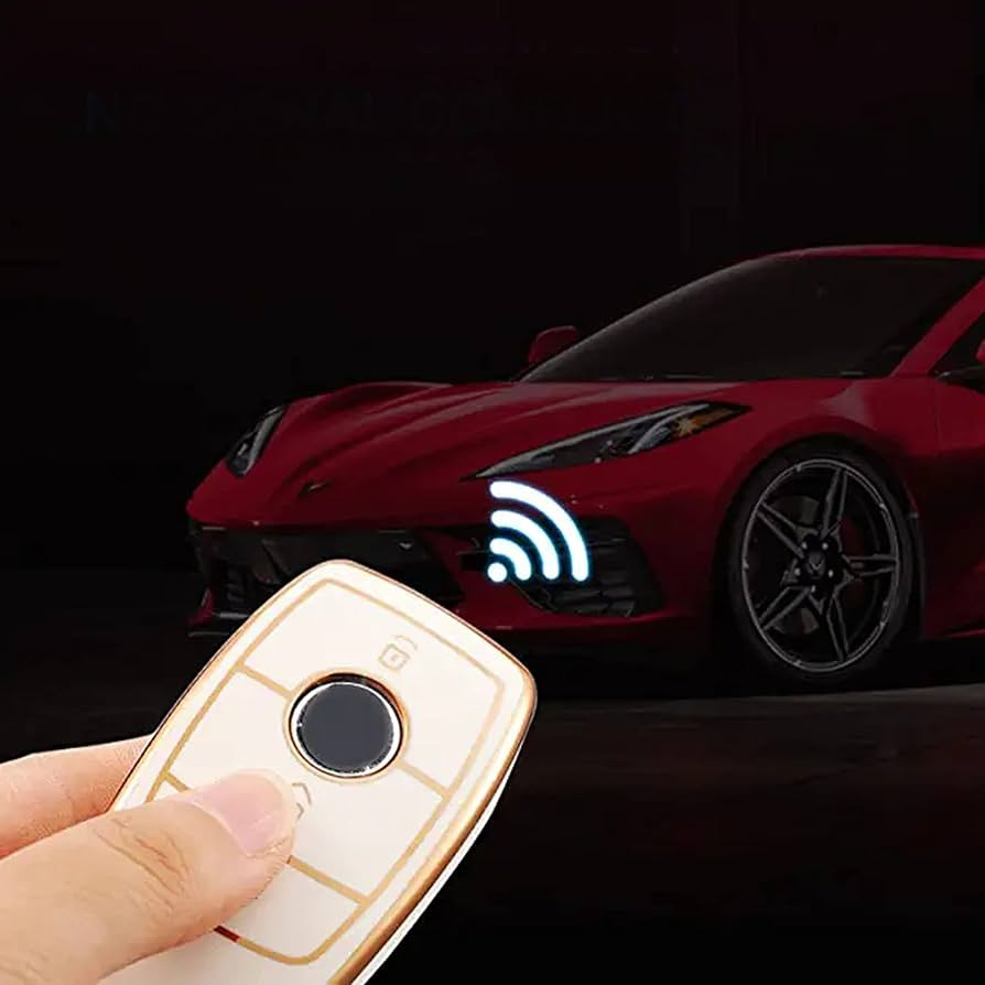 for Mercedes Benz Key Fob Case Cover, TPU Key Fob Shell Protector Shell Keyless Remote Control Sm... | Amazon (US)