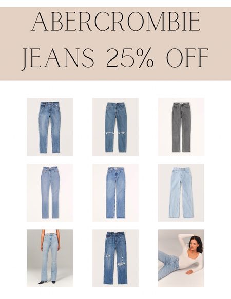 Abercrombie jeans are 25% off. Hands down my favorite brand of jeans.

#LTKSale #LTKsalealert #LTKFind