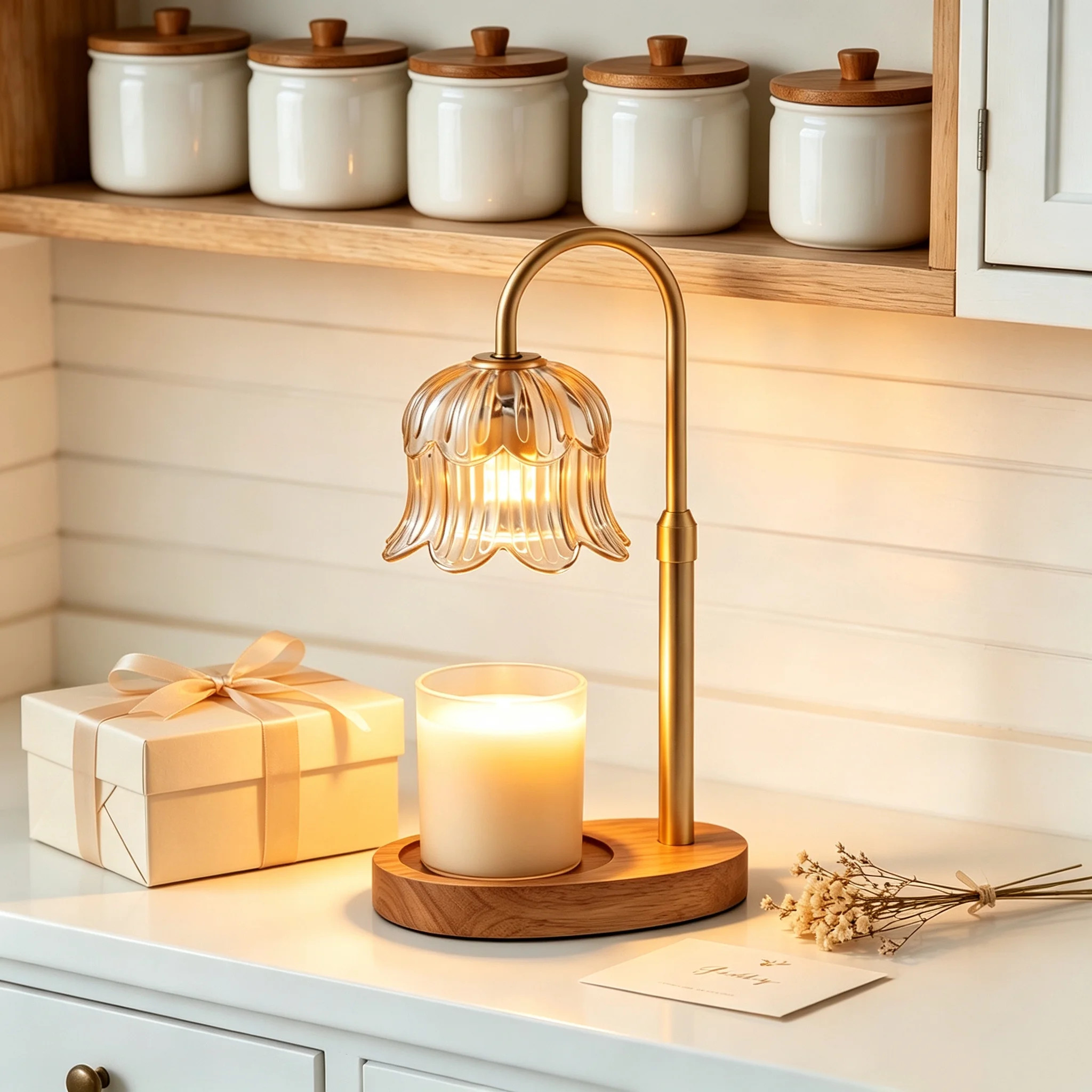 Fragrance Candle Warmer Lamp，Electric Candle Warmer with Timer & Dimmer，Mom Christmas Birthday Gifts for Women, House Warming Gifts New Home Bedroom Decor - Walmart.com | Walmart (US)
