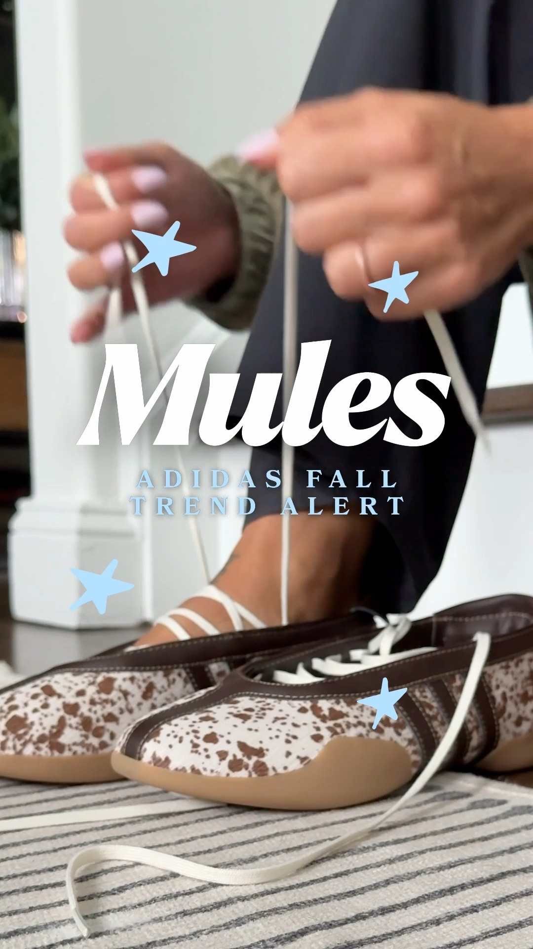The cutest Adidas cow print mules I’m obsessed! #ltkshoecrush 
#adidas #ltkfall

#LTKootd #LTKmomlife