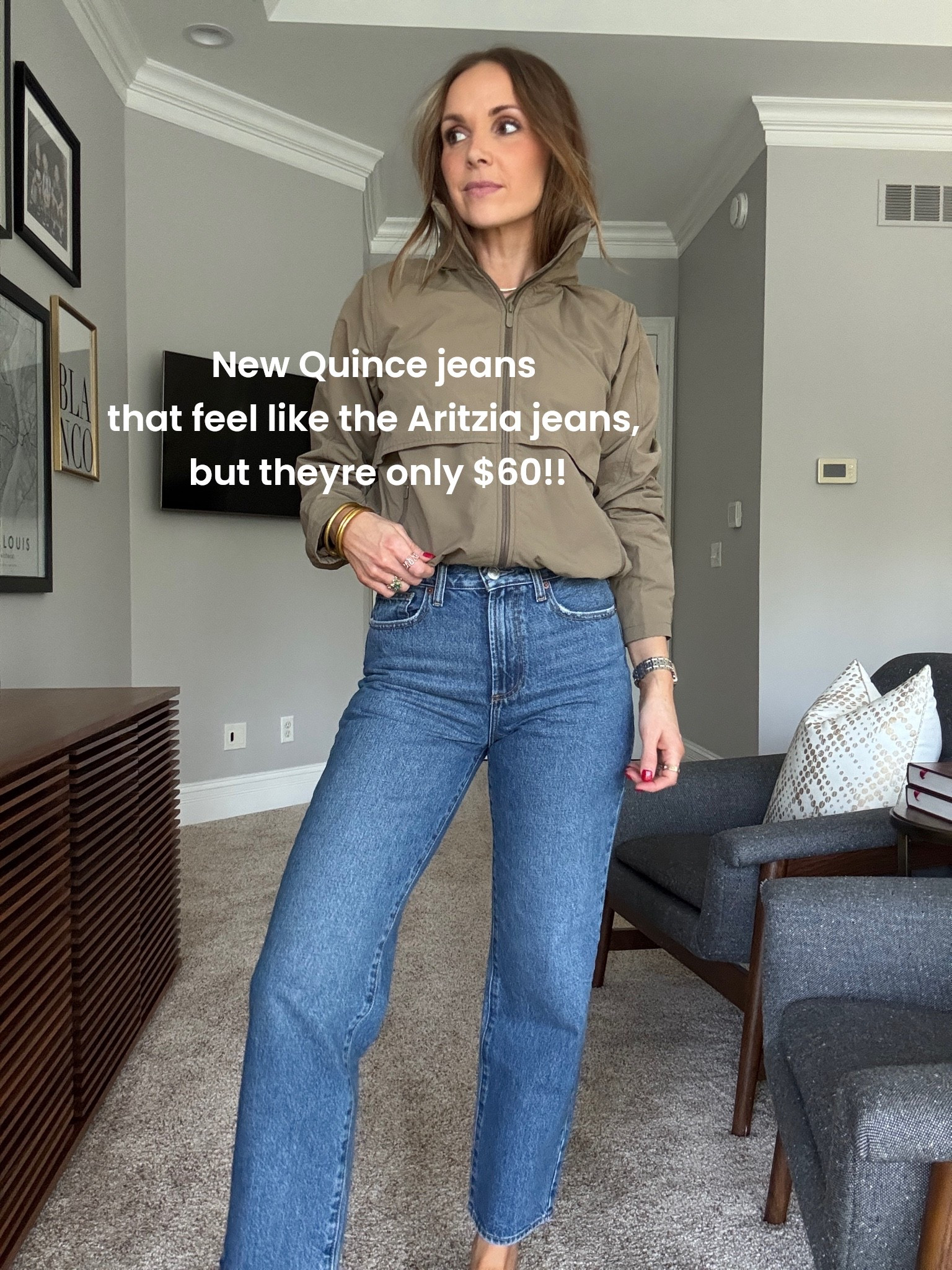 New @Quince jeans that are fabulous! They’re rigid so they feel more like Artizia or Levi’s, but they’re only $60!

Get your true size. I’m in a 26 regular and I’m 5’6”

#LTKootd #LTKgrwm #LTKdayinmylife