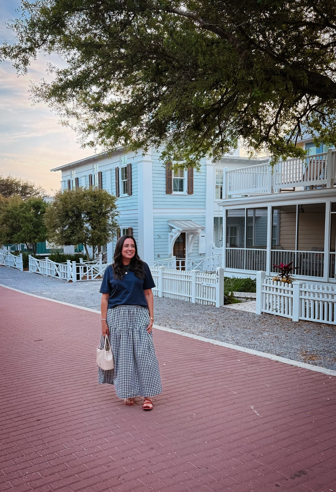 An easy skirt + tee look with a pop of red! 

#LTKootd #LTKTravel #LTKSeasonal